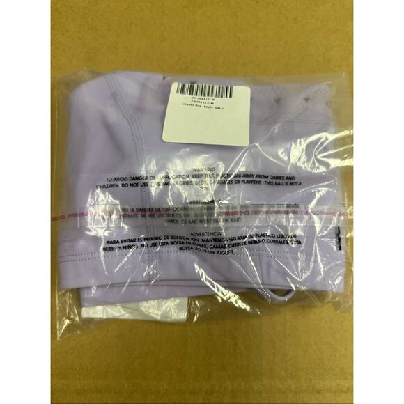 New Gigi C Giselle Sports Bra Top Lilac Purple M - Picture 3 of 5